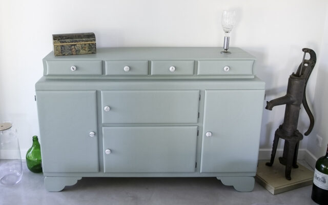 Buffet après restauration relooking upcycling