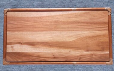 Plateau table basse en acacia pour remplacement plateau de verre Remplacement d'un plateau de table en acacia